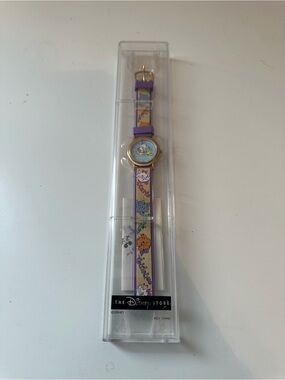 Disney Store Marie Aristocats Character Watch Purple Strap Untested w/ Case VTG